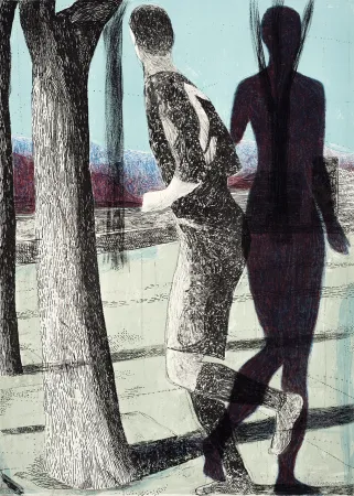 Litografia Desgrandchamps - Latona 2