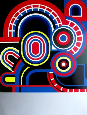 Serigrafia Dewasne - Composition I