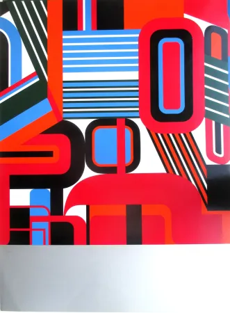 Serigrafia Dewasne - Composition II