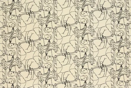 Litografia Dheedene - Octopus - White