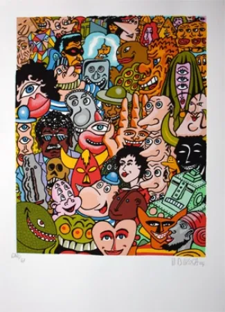 Serigrafia Di Rosa - 100 ans de l'Humanité