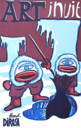 Litografia Di Rosa - Affiche ART INUIT