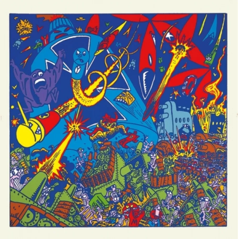 Serigrafia Di Rosa - Bataille