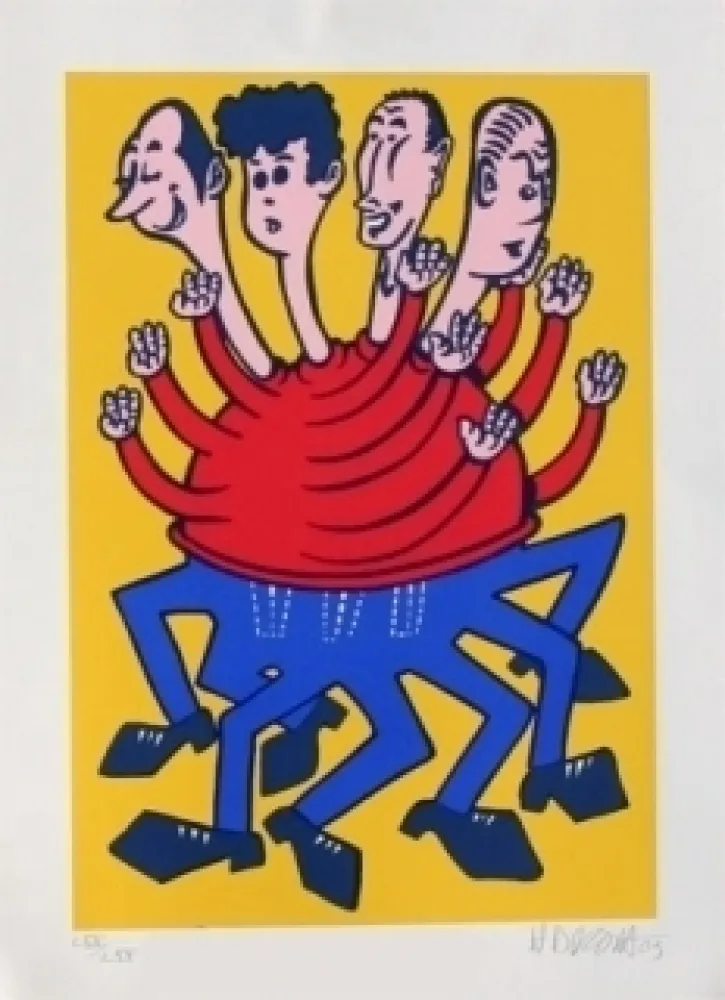 Serigrafia Di Rosa - Enfance