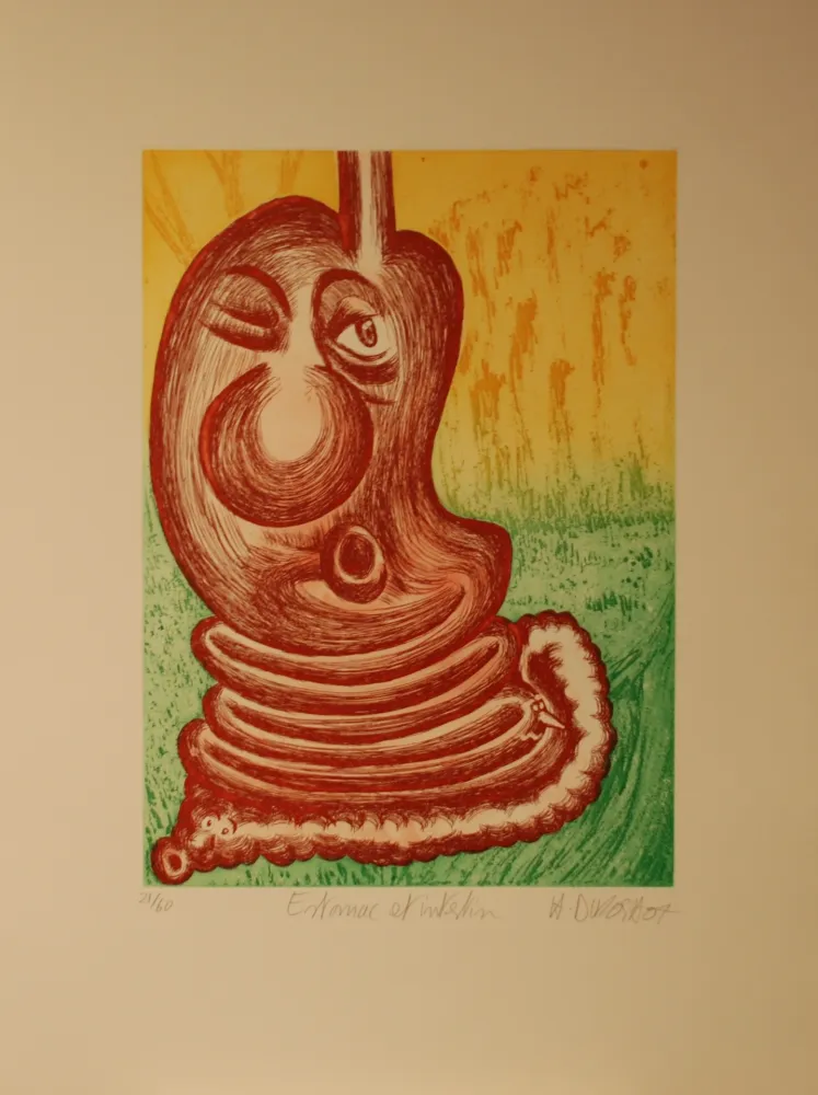 Incisione Di Rosa - Estomac et Intestin