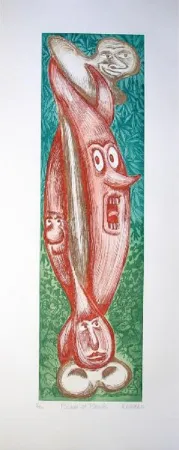 Incisione Di Rosa - Fémur et muscles