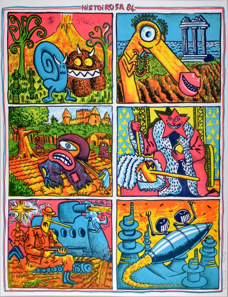 Litografia Di Rosa - Histoirosa