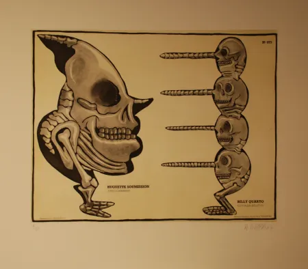 Incisione Di Rosa - Huguette Soumission