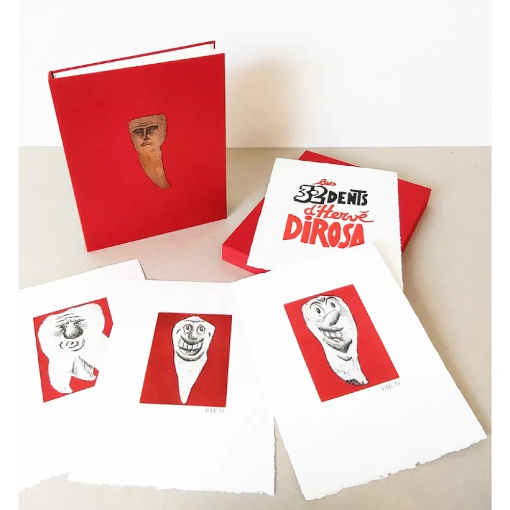 Libro Illustrato Di Rosa - Les 32 dents d'Hervé Di Rosa