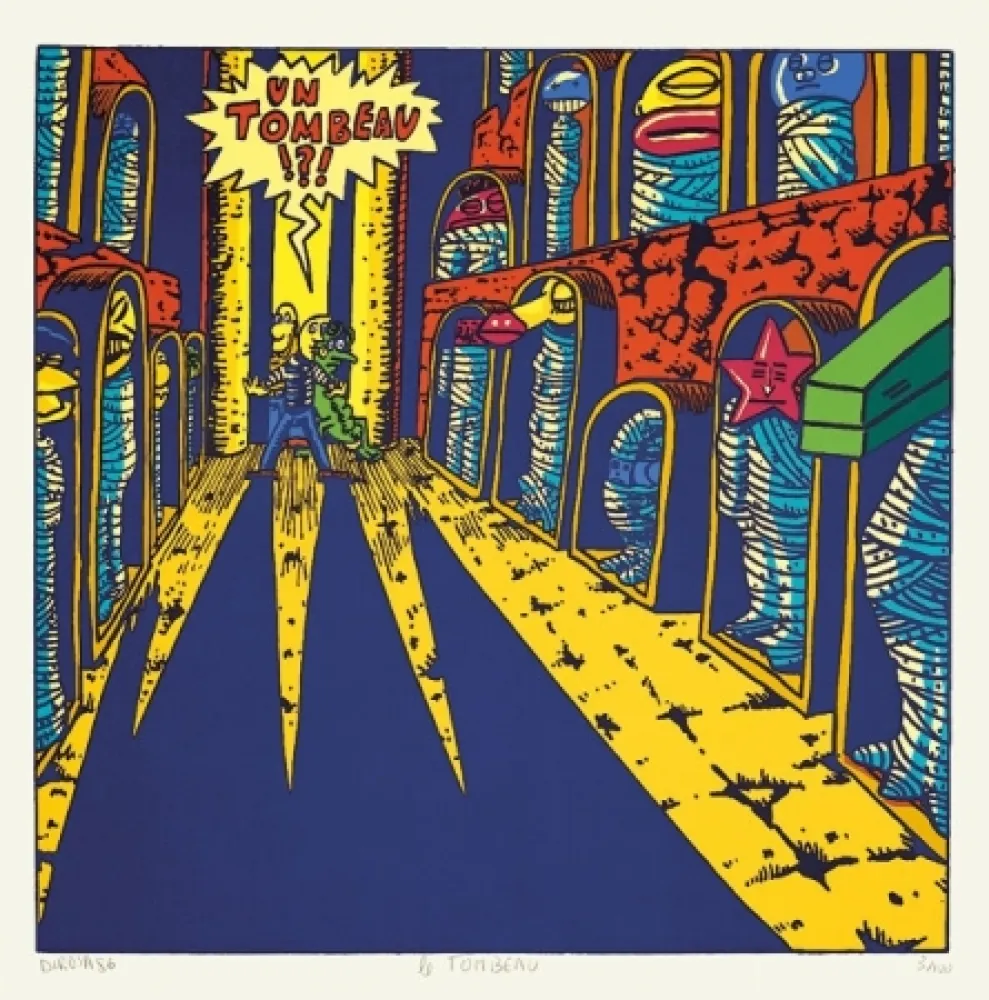 Serigrafia Di Rosa - Un tombeau