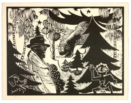 Linoincisione Dietman - GutaV 