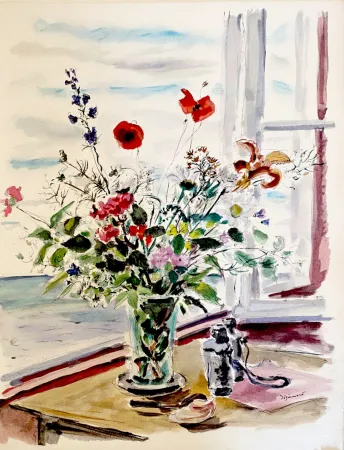 Litografia Dignimont - Fleurs des champs