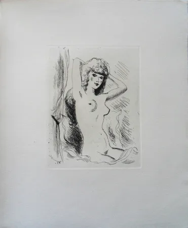 Incisione Dignimont - La belle de Pigalle