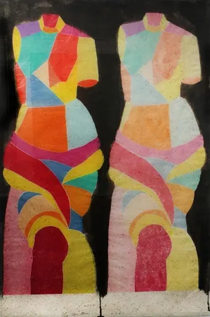 Incisione Su Legno Dine - 2 Kozo Venuses