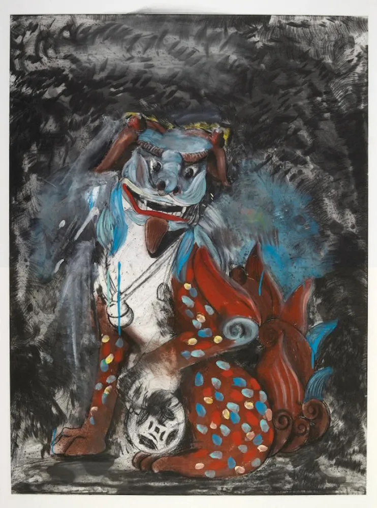 Incisione Dine - Fo dog in hell