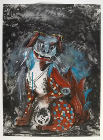 Incisione Dine - Fo dog in hell