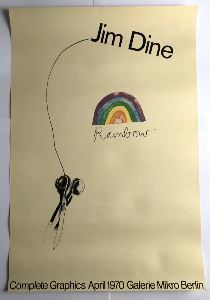 Manifesti Dine - Rainbow Scissors / Galerie Mikro Berlin