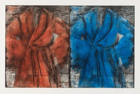 Acquaforte E Acquatinta Dine - Red and Blue Robe