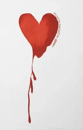 Incisione Dine - Red Design for Satin Heart 