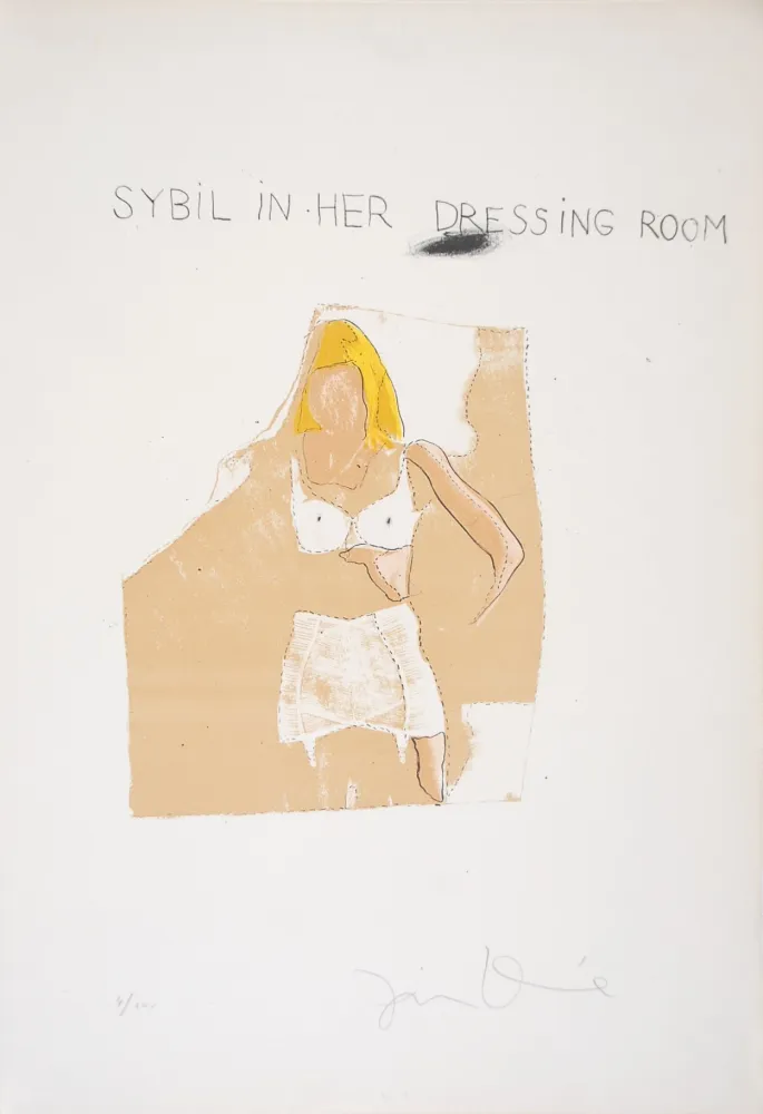 Litografia Dine - Sybil Vane in her Dressing Room