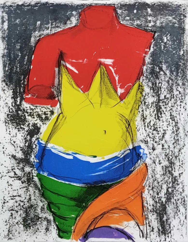 Litografia Dine - THE BATHER