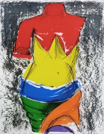 Litografia Dine - THE BATHER