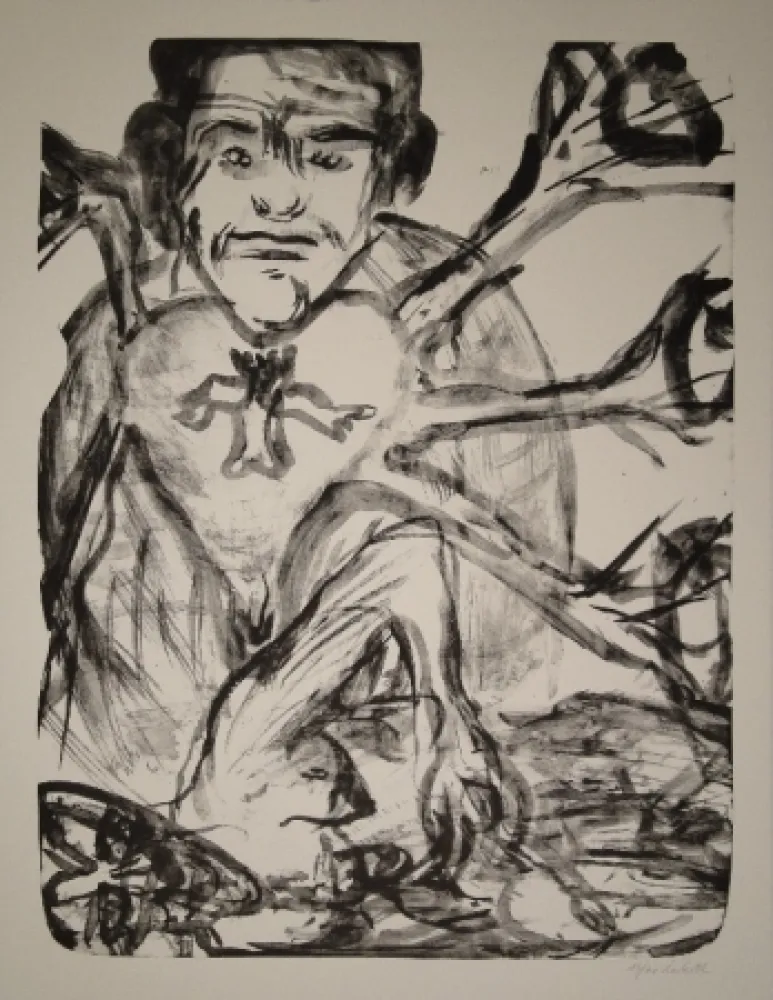 Litografia Disler - Herzhorcher