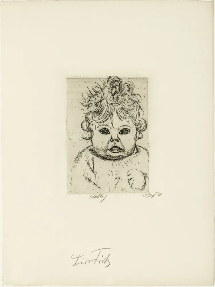 Incisione Dix - Nelly II.