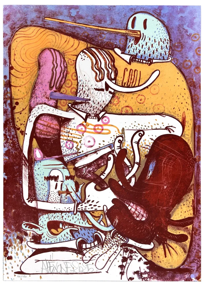 Litografia Dizac - Sans titre 1