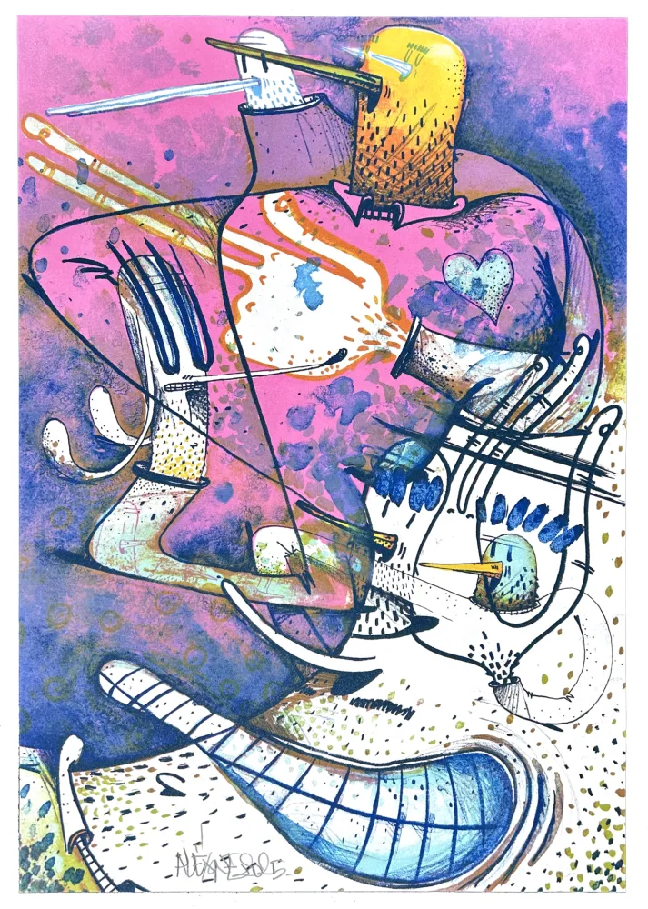 Litografia Dizac - Sans titre 3