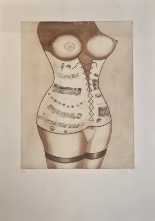 Acquaforte Djak - Senza titolo