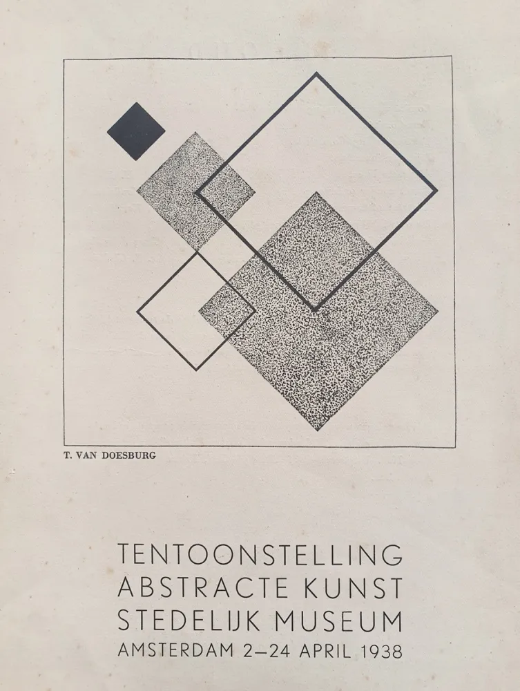 Libro Illustrato Doesburg - Tentoonstelling Abstracte Kunst (Exhibition Abstract Art)