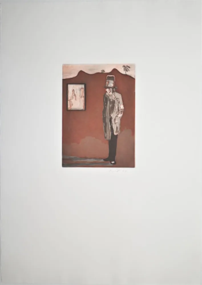 Incisione Doig - House of paintings (Haus der Bilder)