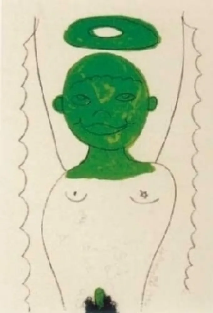 Litografia Dokoupil - Angelito