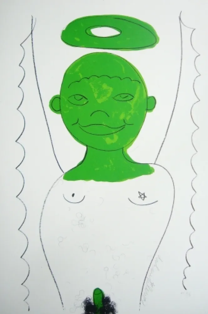 Litografia Dokoupil - Petit ange 4