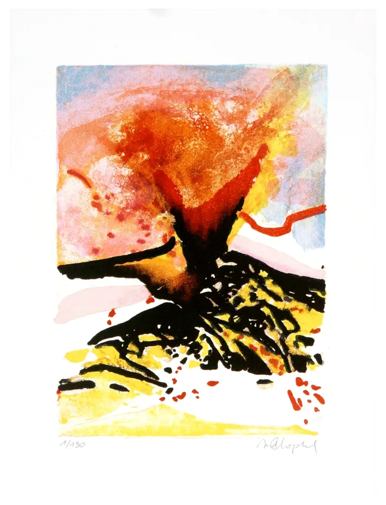 Litografia Dolma - Red Tephra