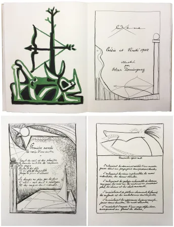 Libro Illustrato Dominguez - Paul Éluard : POÉSIE ET VÉRITÉ 1942. 31 gravures originales (1947).