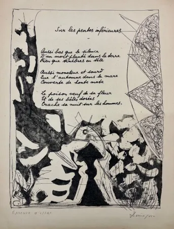 Acquaforte E Acquatinta Dominguez - Sur les penles inférieures