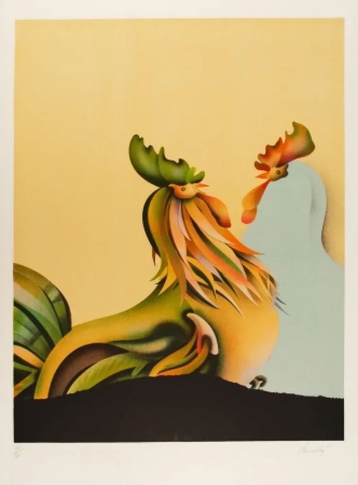 Litografia Donadini - Les deux amis / The Two Friends