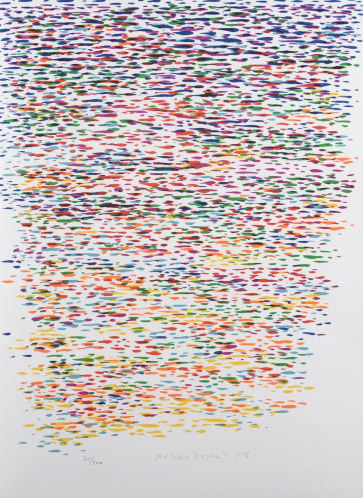 Litografia Dorazio - Abstract Composition, 1979 - Hand-signed