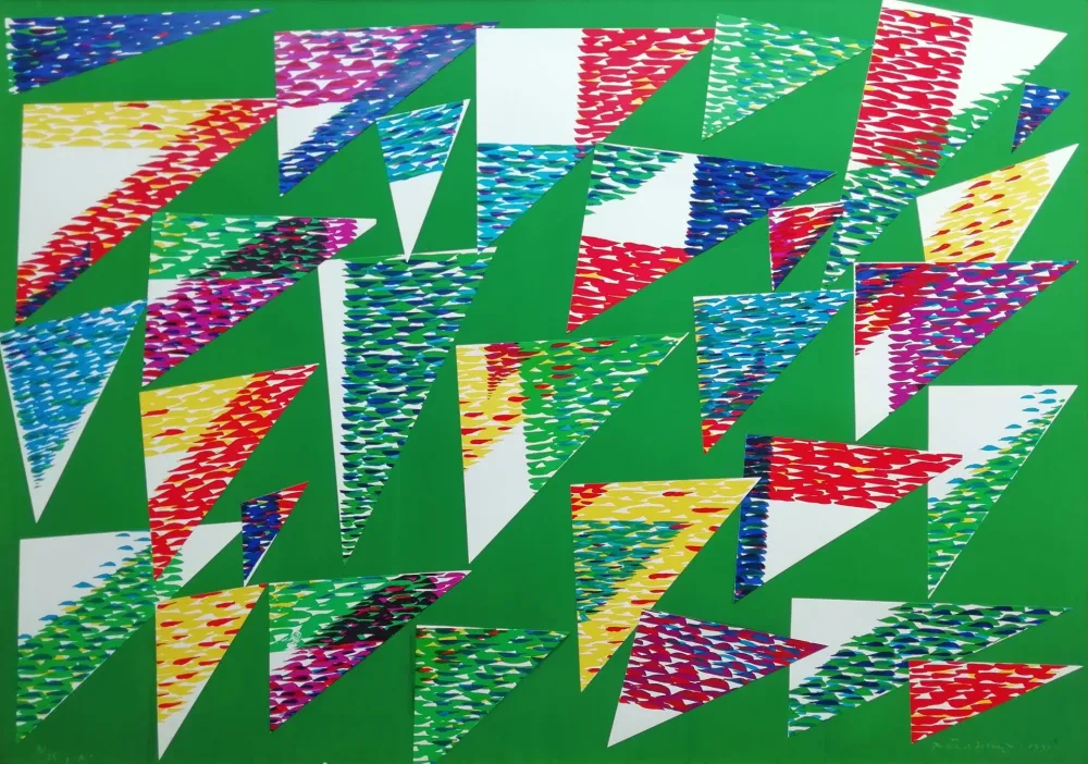 Multiplo Dorazio - Collage di Triangoli