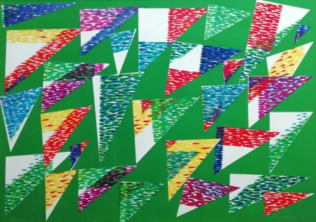 Multiplo Dorazio - Collage di Triangoli