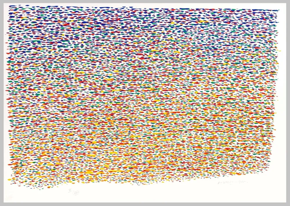 Litografia Dorazio - Composition