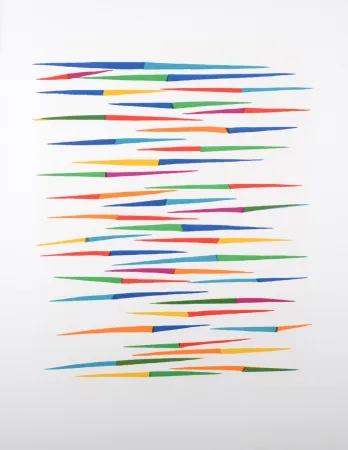 Litografia Dorazio - Composition (#G)