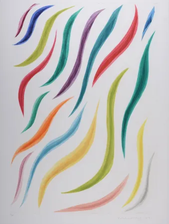 Incisione Dorazio - Elogio a Baudelaire #1, 1993 - Hand-signed