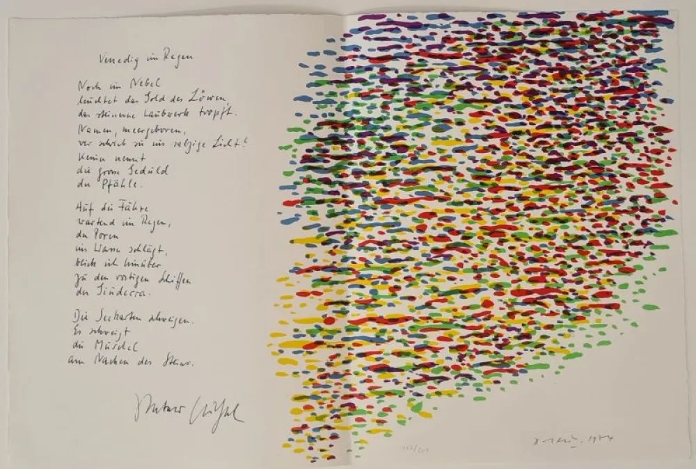 Litografia Dorazio - Erker-Treffen 2 