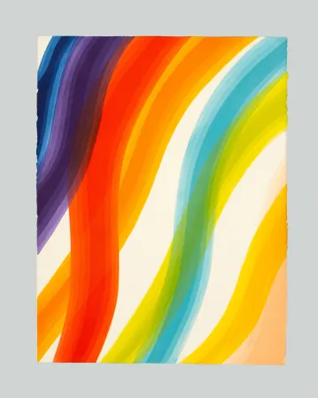 Acquatinta Dorazio - Europa Unita, Francia