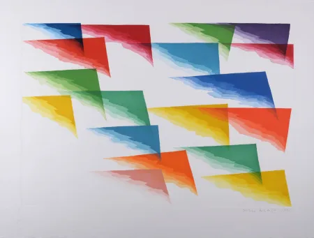 Incisione Dorazio - Germania - Europa Unita, 1991 - Hand-signed