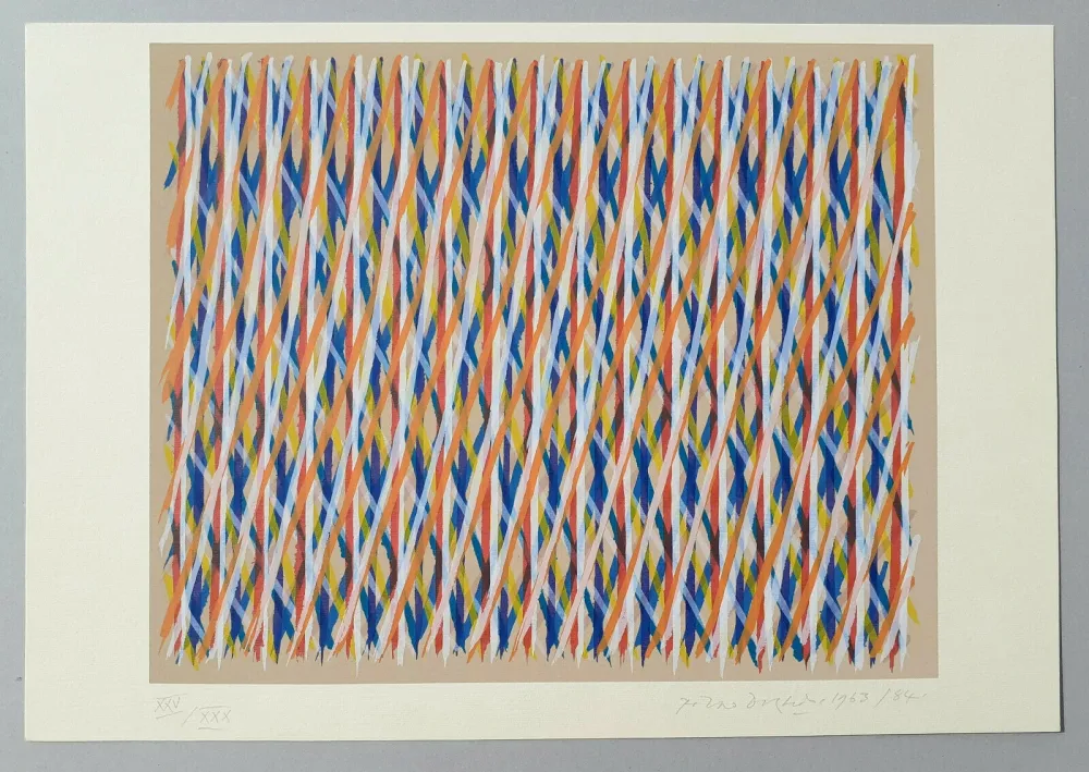 Serigrafia Dorazio - Jeu flamand n°1