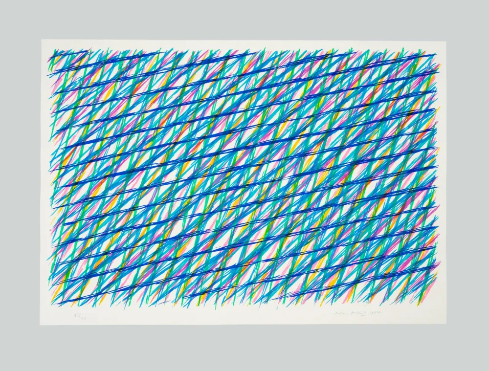 Litografia Dorazio - Reticolo